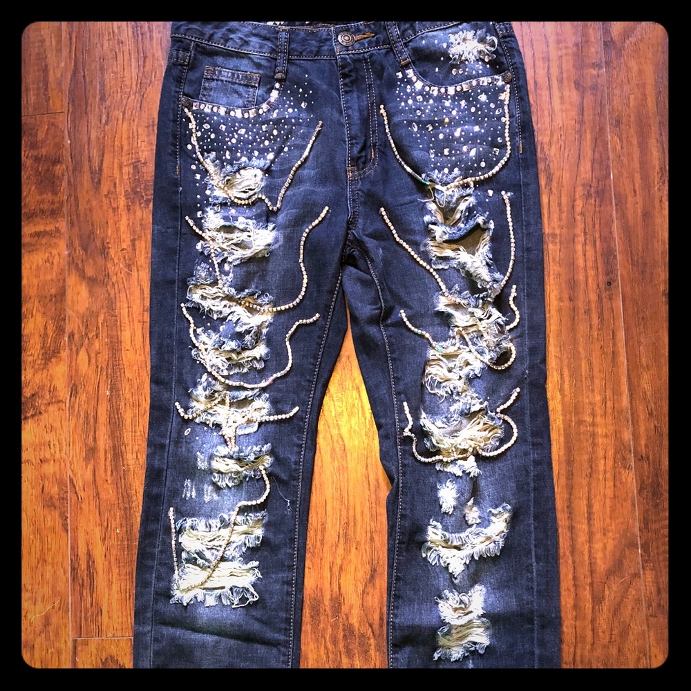 Machine bling jeans size 5 Hip Hop look